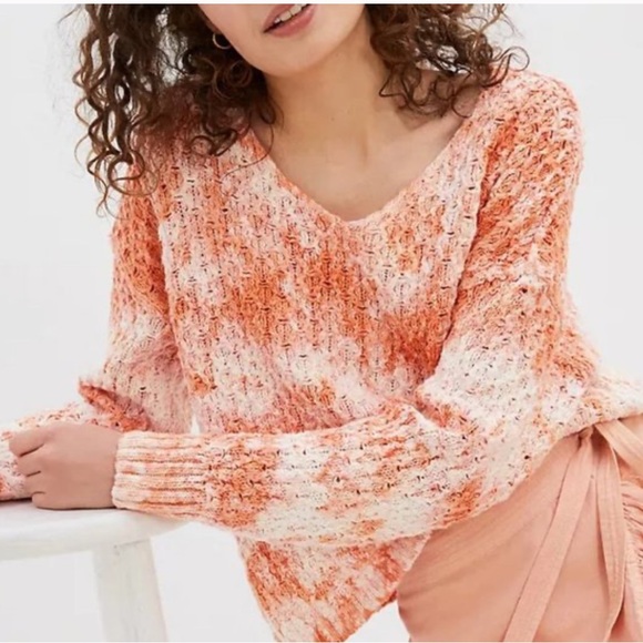 Anthropologie Sweaters - Anthropologie Pilcro Christian V-Neck Sweater Chunky Pullover Knit W1990 Sz S